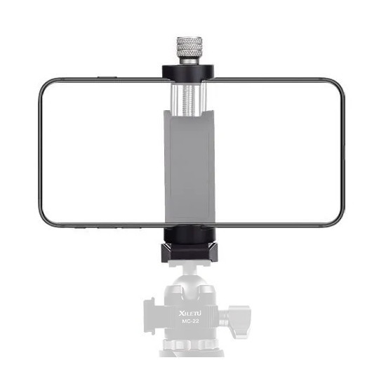 Тримач для телефону на штатив алюмінієвий з рівнем AC Prof XJ-10 Київ - фото 2