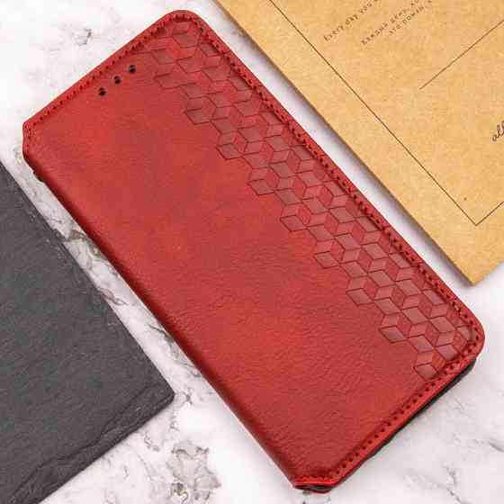 Чохол-книжка для смартфона Rubic Leather for Xiaomi Redmi Note 13 Pro 5G/POCO X6 5G Red Київ