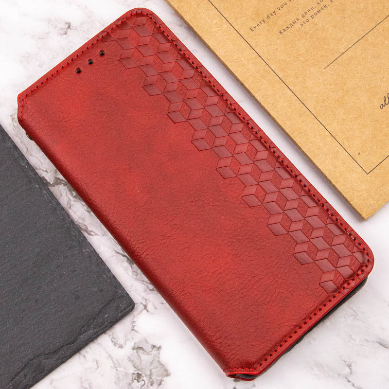 Чохол-книжка для смартфона Rubic Leather for Xiaomi Redmi Note 13 Pro 5G/POCO X6 5G Red Київ - фото 4