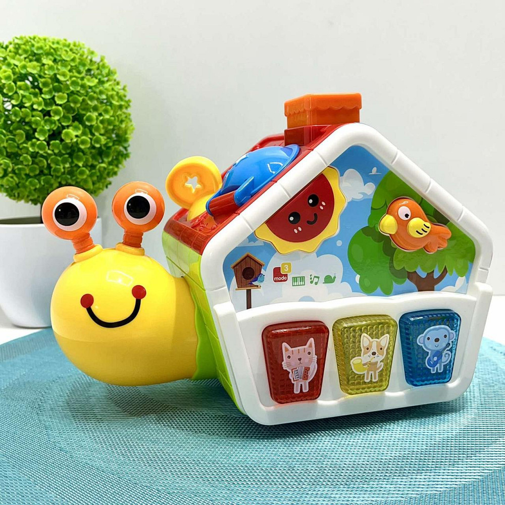 Сортер музична іграшка мелодії колесо вільного ходу звуки тварин пальчикові ігри (35969) Чернигов - изображение 9