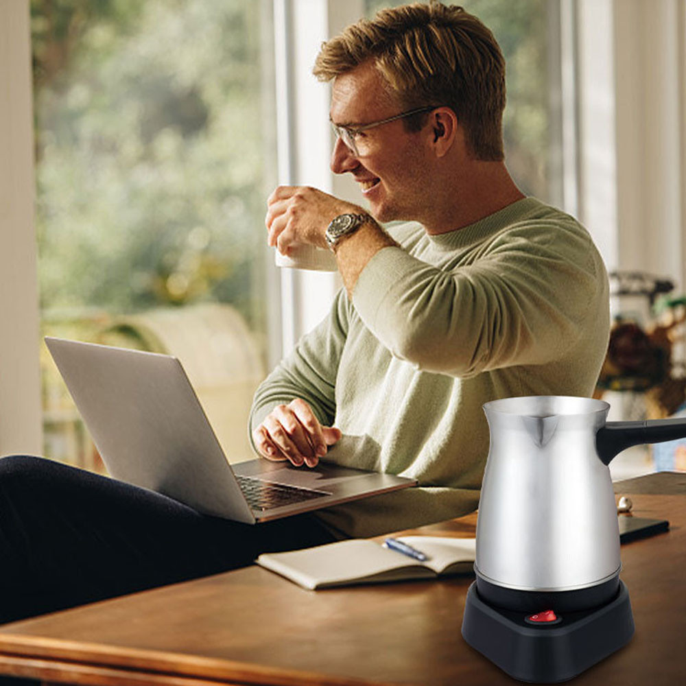 Кавоварка електрична турка з підставкою 500мл,600Вт,від мережі,SK-214 SBR Київ - фото 2