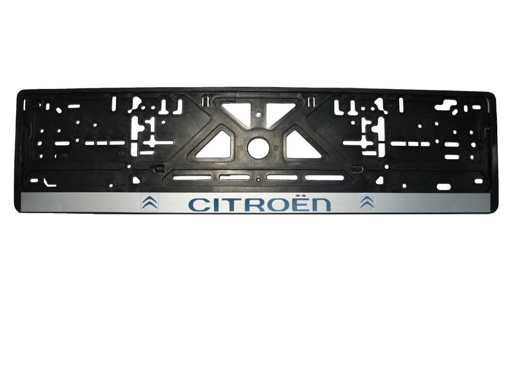 Рамка номерного знаку Citroen пластик чорна 1шт Київ - фото 1