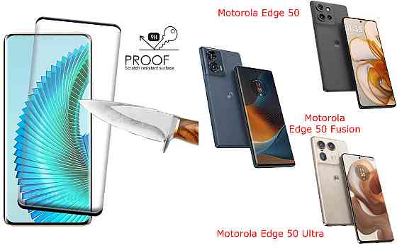 Защитное стекло HyperGlass Pro для Motorola Edge 50, Edge 50 Fusion, Edge 50 Ultra – максимальная Киев
