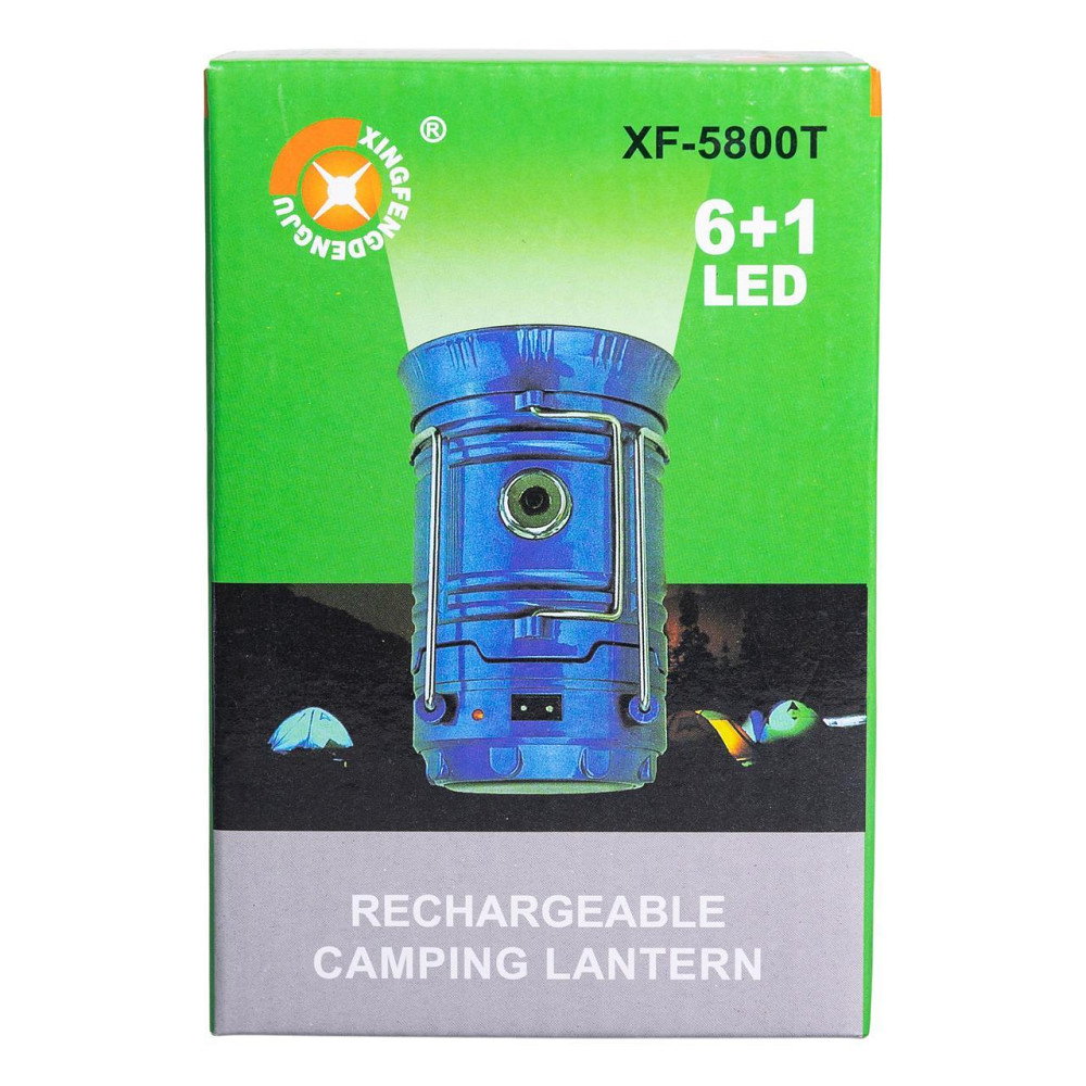 Кемпінговий підвісний фонарь USB 36Вт Синій Київ - фото 6