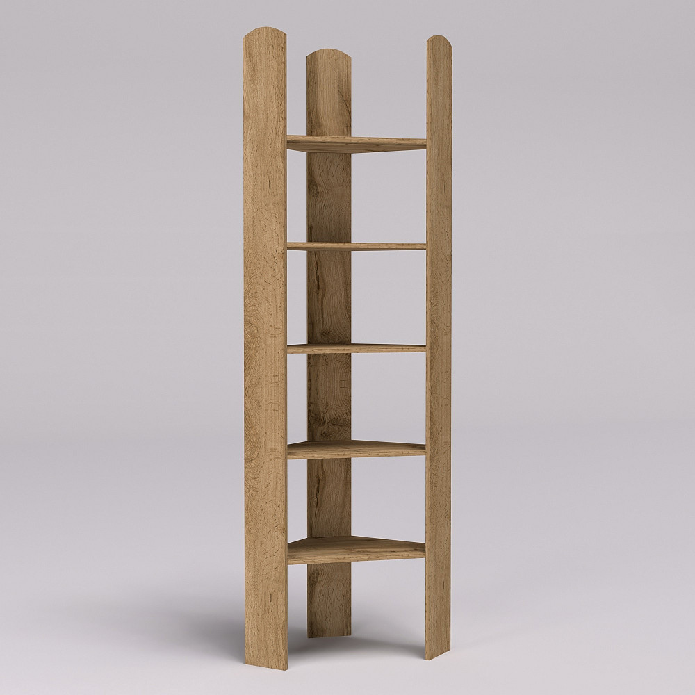 Стеллаж ОС-5 угловой, Дуб Аппалачи, 500/500/2000 Львов - изображение 1