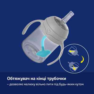 Поїльник-непроливайка Lovi з трубочкою та обтяжувачем 150 мл - зелена (35/364) Вінниця