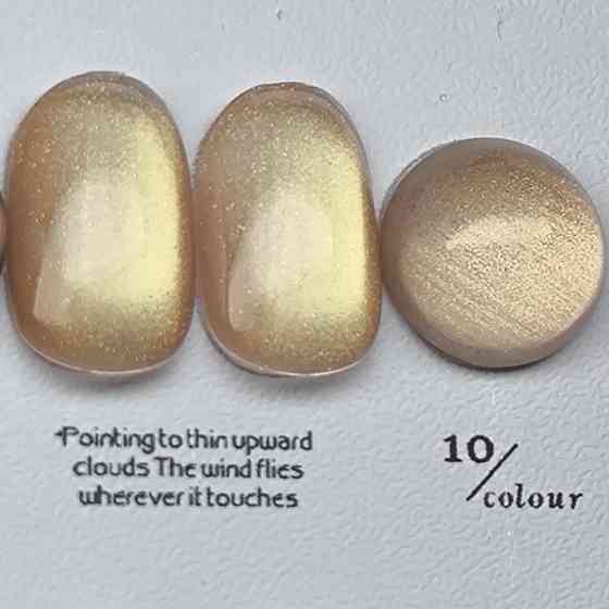 Гель-лак для нігтів котяче око Bee Nails Aurora 10 Cat Eye 8мл Херсон