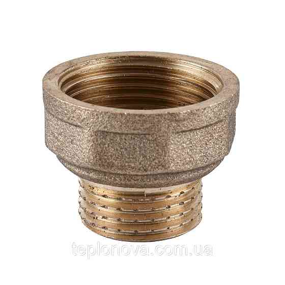 Перехідник редукційний латунний 3/4| ВР х 1/2| НР штампований А0603А VA Чернівці