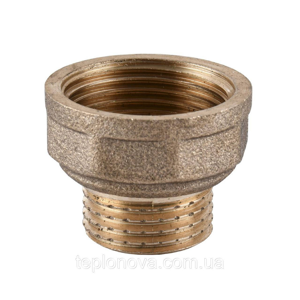 Перехідник редукційний латунний 3/4| ВР х 1/2| НР штампований А0603А VA Чернівці - фото 2