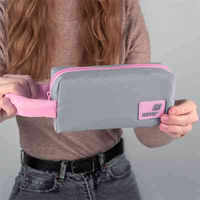 Пенал Kite 2703-2 сіро-рожевий (K25-2703-2) Винница