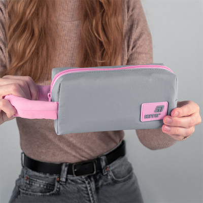 Пенал Kite 2703-2 сіро-рожевий (K25-2703-2) Винница - изображение 6