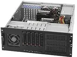 Сервер Supermicro SuperChassis 842TQC-865B - Rack Server Black ATX,EATX,Micro ATX 4U 865 W (CSE842TQC865B) Киев