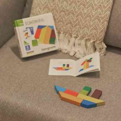 Развивающая игрушка Ігротеко Танграм 8 эл. + карточки с заданиями (900446) Винница