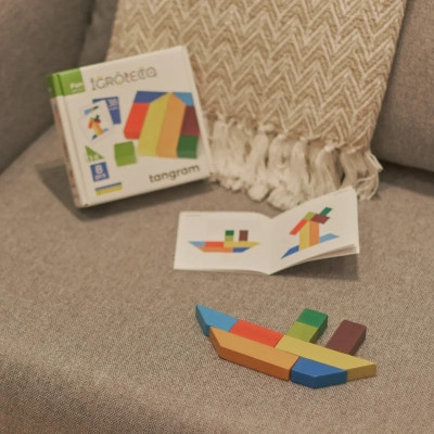 Развивающая игрушка Ігротеко Танграм 8 эл. + карточки с заданиями (900446) Винница - изображение 4