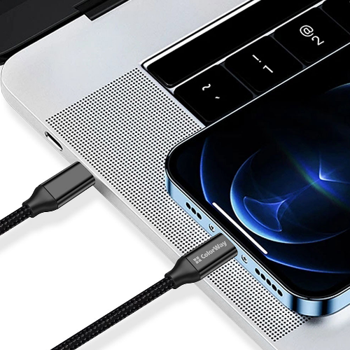 Кабель USB PD Type-C/Type-C ColorWay CW-CBPDCC062-BK Gen2 5,0А 100W 1м чорний Житомир