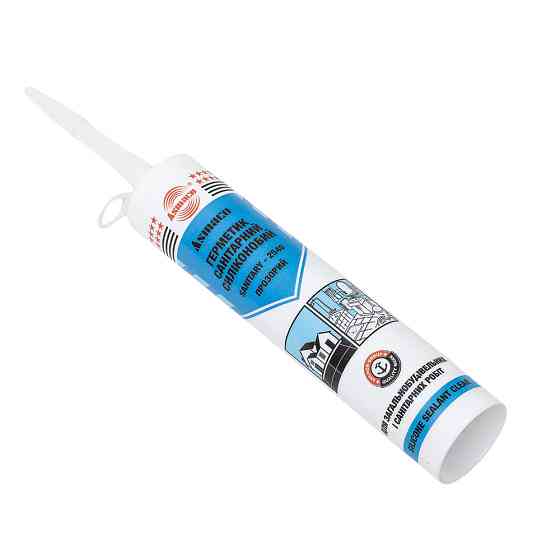 Asmaco Герметик силиконовый санитарный прозрачный 280мл (310г) ОАЭ ASMACO (2732201) Коломия