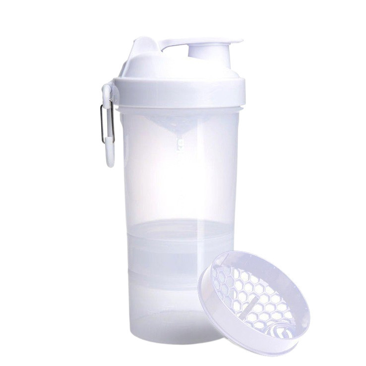 Шейкер спортивний SmartShake Original2GO 600ml Pure White Луцк - изображение 1