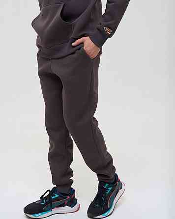 Чоловічий теплий костюм зі штанами та капюшоном — Байка тринитка Tom John 93424 XXL Київ