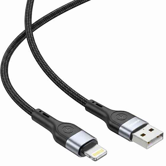 Кабель Winso Pro USB to Lightning TPE+плетіння 1м чорний Львів