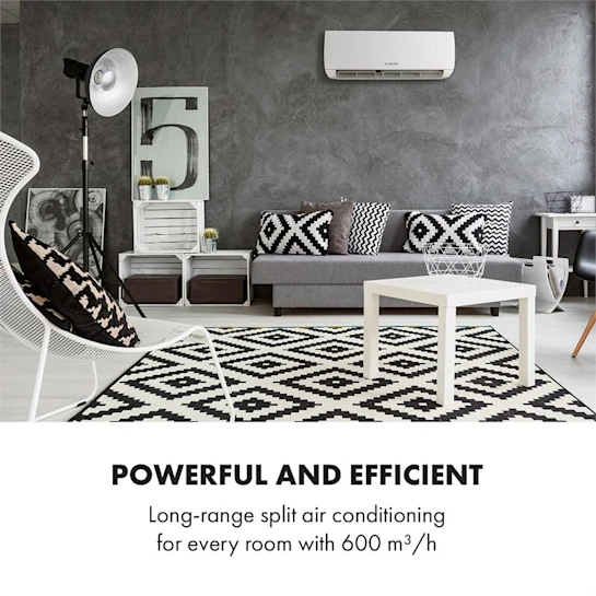 Зовнішній блок спліт-системи Klarstein Windwalker Smart Split 12 000 BTU/3,6 кВт, витрата повітря 600 м3/год OU Рівне - фото 9