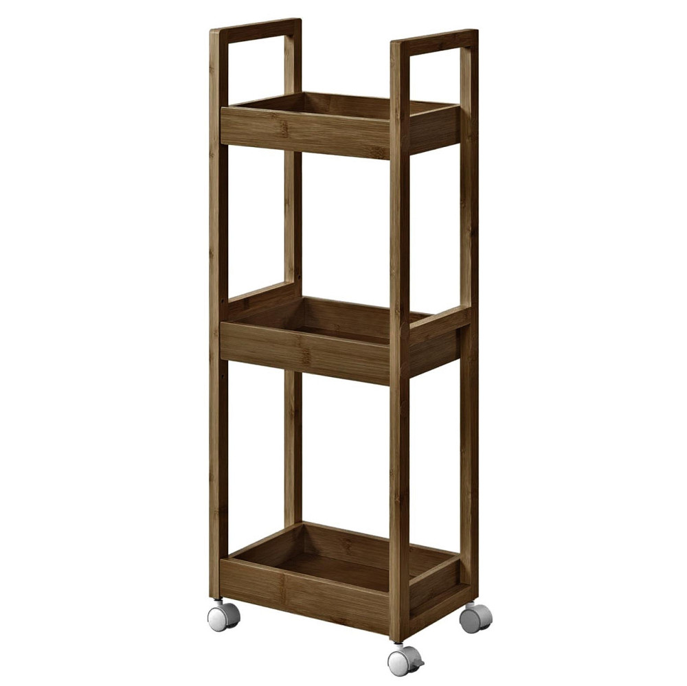 Етажерка для ванної на коліщатах "Касталія" кориця Миколаїв - фото 1