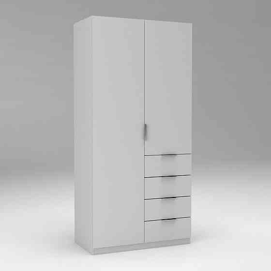 Шкаф Кристалл 1, Белый, 1000х520х2100 Львов