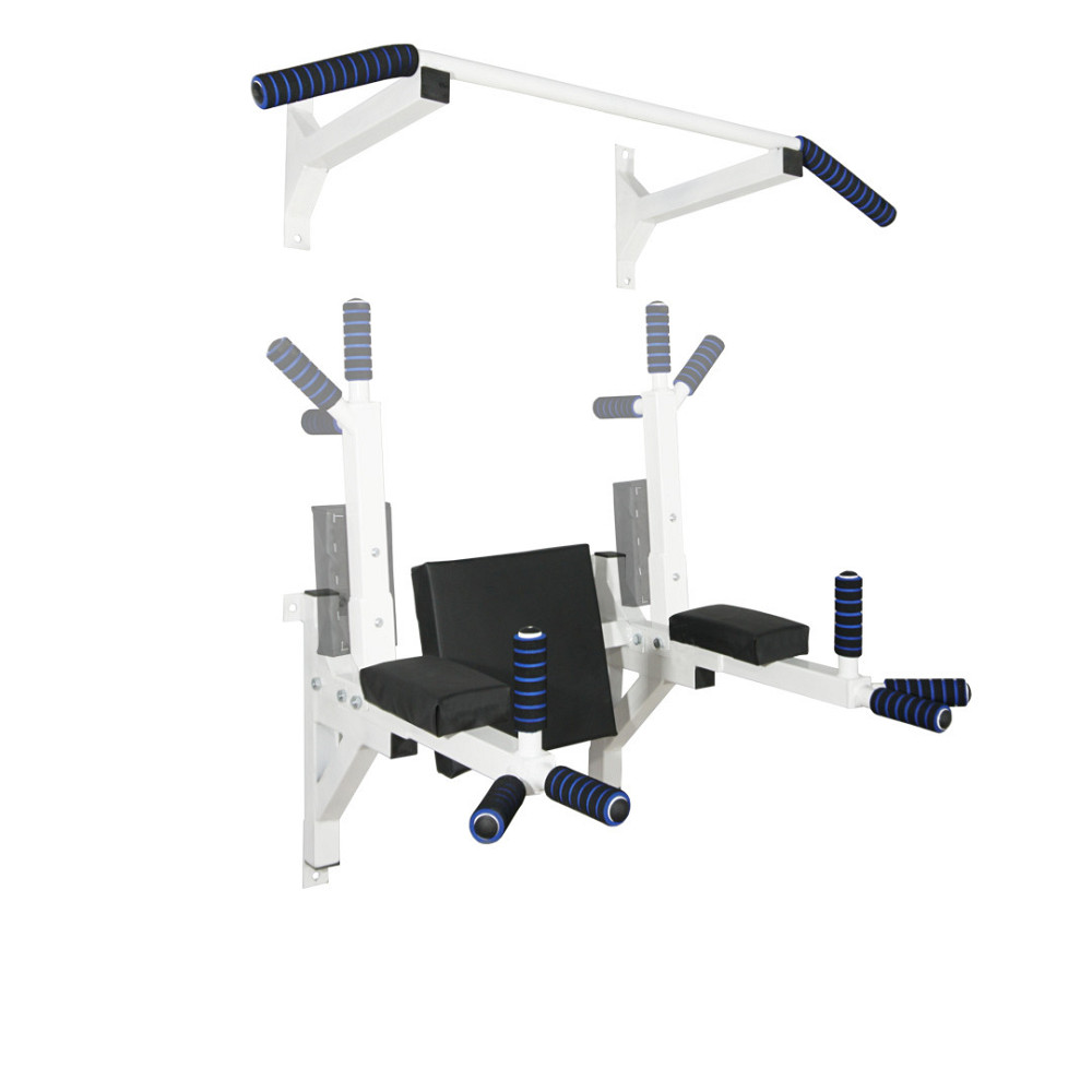 Турнік бруси прес стаціонарний 3 в 1 KZ-555 Спортивні стінки та турніки для дому Білий Київ - фото 2