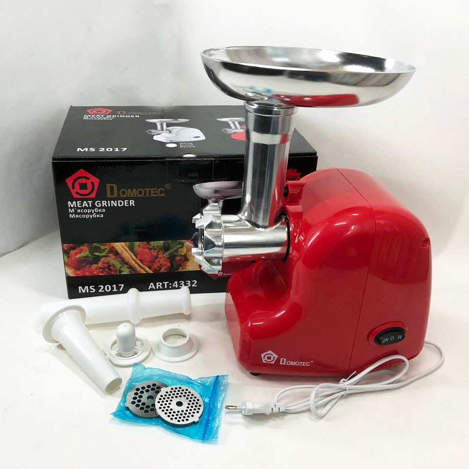М'ясорубка насадка для приготування ковбас Domotec, Електром'ясорубка помічниця, М'ясорубки професійні AQ-69 Львів - фото 8