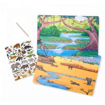 Набір для творчості Melissa&amp;Doug Перевідні наліпки Джунглі і Саванна (MD9532) Вінниця