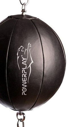 Боксерська груша на розтяжці PowerPlay 3062 JR Чорна Кам'янське - фото 4