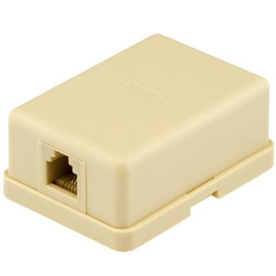 Телефонна розетка RJ12x1 UTP, 6P4C Ritar (06298) Вінниця - фото 1