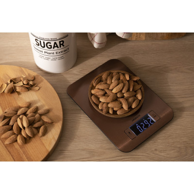 Весы кухонные Ardesto SCK-898R макс. вага 5 кг/коричневі (SCK-898R) Винница - изображение 2