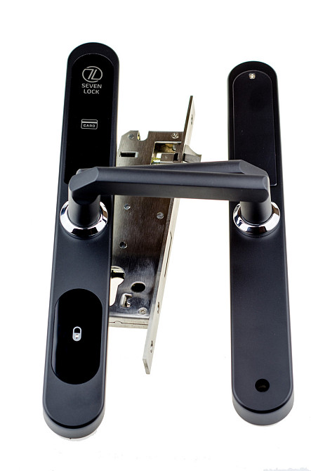 Электронный RFID замок для офисов SEVEN LOCK SL-7737S black ID EM Киев - изображение 7