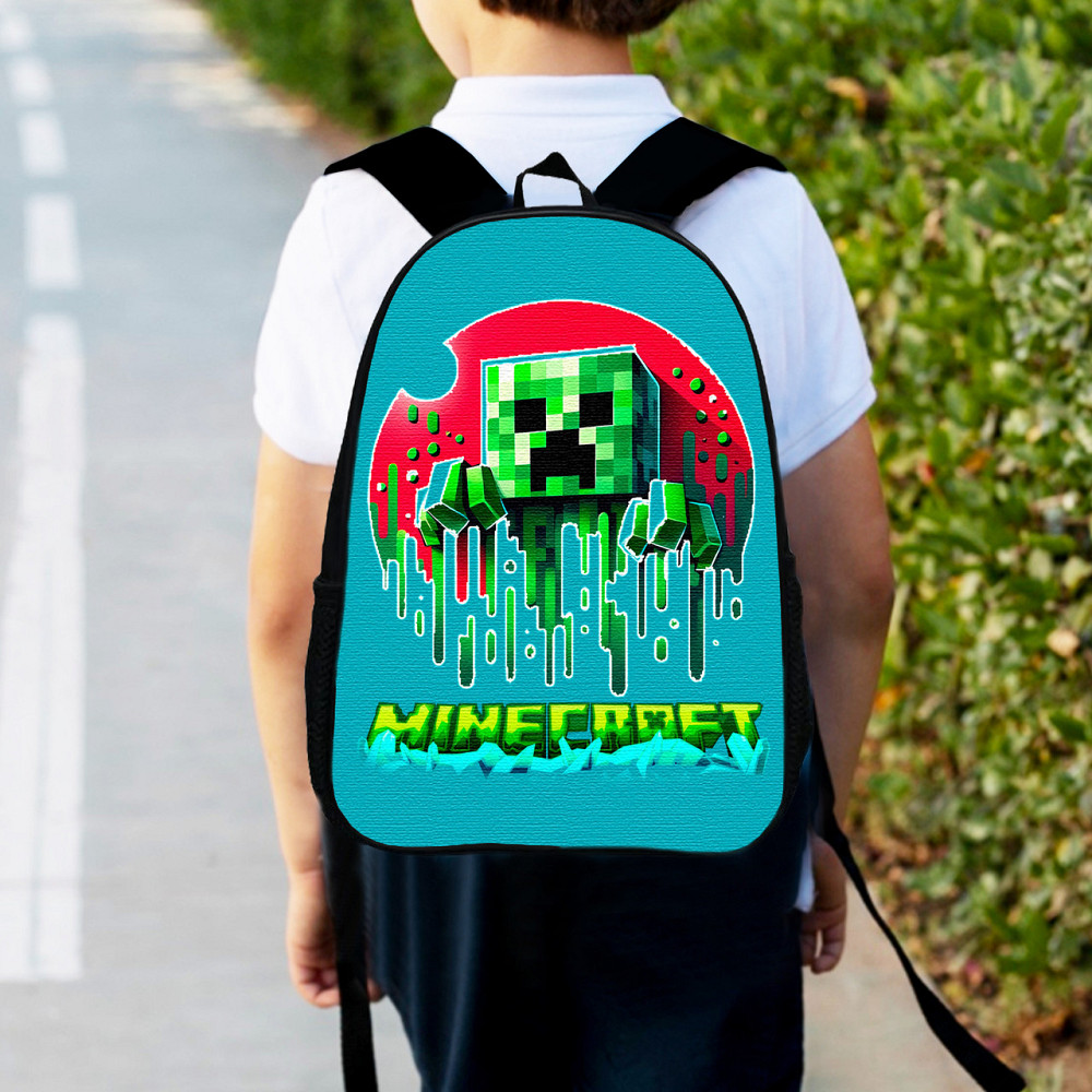 Рюкзак дитячий майнкрафт Кріпер "Minecraft" 34х27см, міський ранець для хлопчика (00520) Київ - фото 1