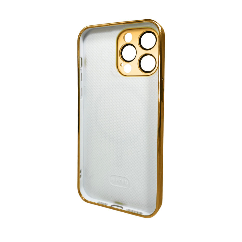Чохол для смартфона AG Glass Sapphire Frame MagSafe Logo for Apple iPhone 12 Pro Gold Київ - фото 2