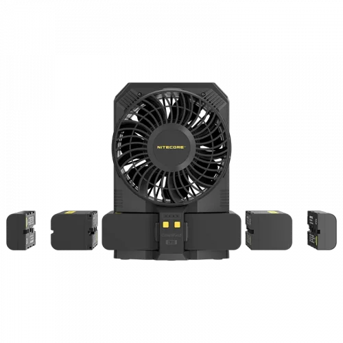 Вентилятор для фотостудії Nitecore CW30 + 2 акумулятори NP-F750 5200mAh комплект Київ - фото 2