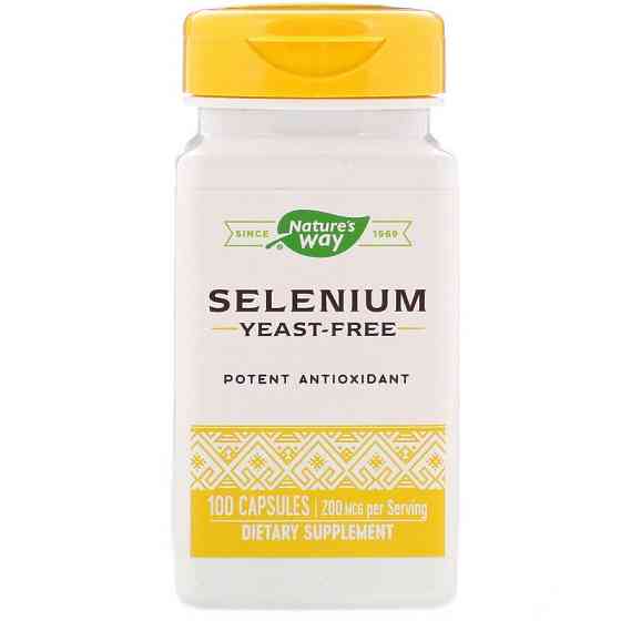 Селен Nature's Way Selenium 200 мкг 100 капсул Київ