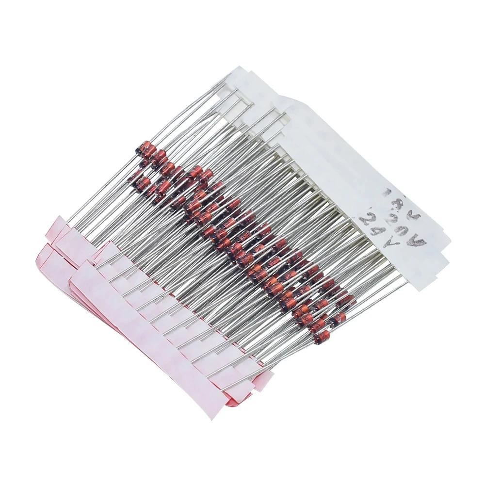 Стабилитроны 140 шт, диоды Зенера 3.3–30В для электроники Киев - изображение 4