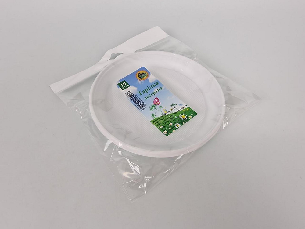 Тарілка десертна (10шт) ТМ "Супер торба" Харків - фото 2