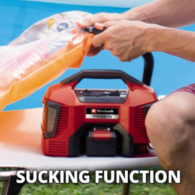 Автомобільний компресор Einhell PRESSITO 18/21, 18В, PXC (без АКБ і ЗП) (4020467) Вінниця - фото 7