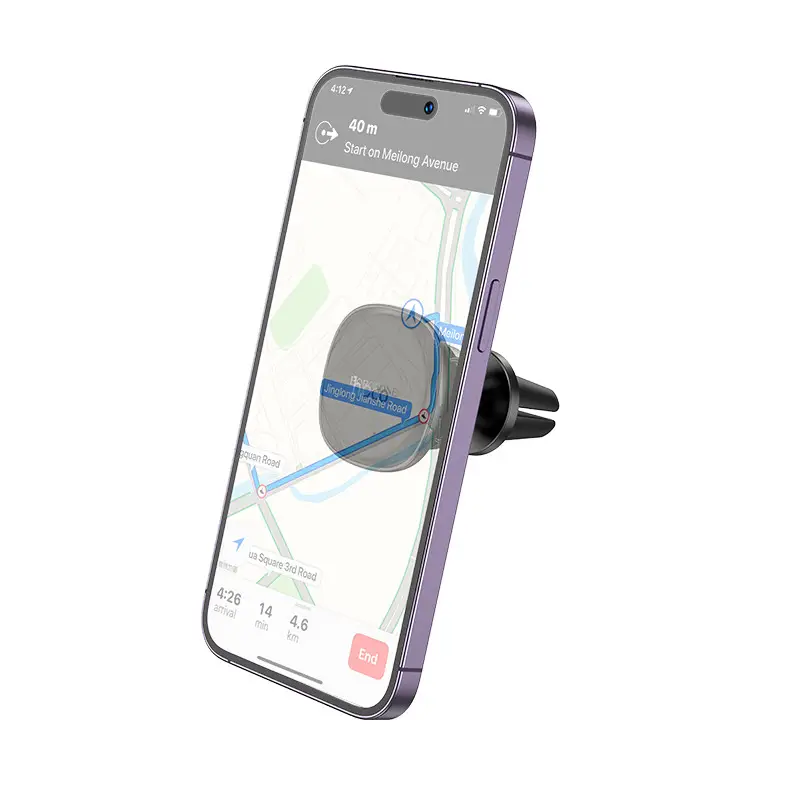 Магнітний автотримач для телефону BOROFONE BH102 Black Київ - фото 1