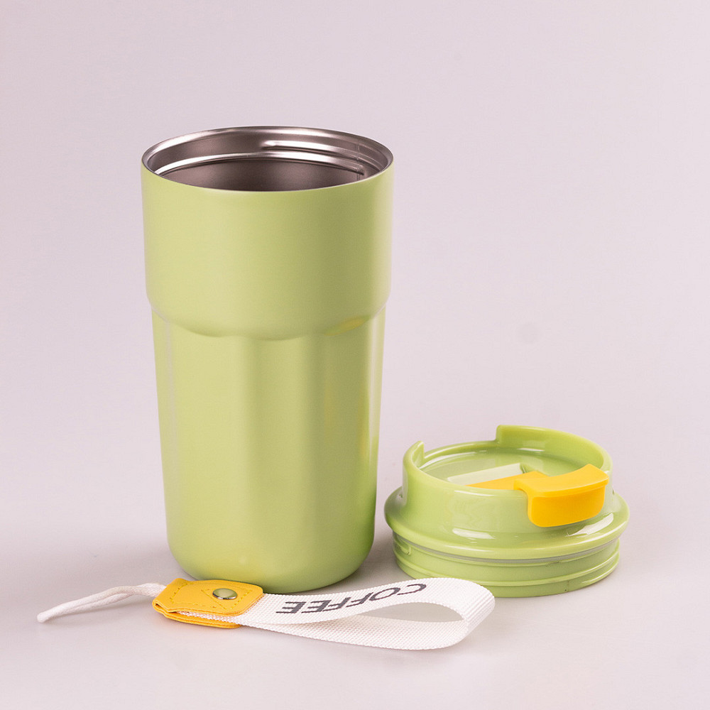 Happy Life Термокружка з нержавіючої сталі 450 мл Зелений HP153GR Київ - фото 3