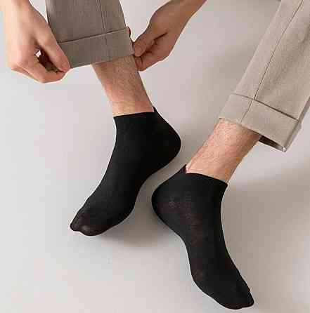 Носки короткие унисекс one size черный Киев