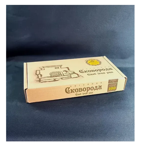 Сковорідка d24*6см скляна кришка чавунна лита Т202С3 Майстерня Житомир