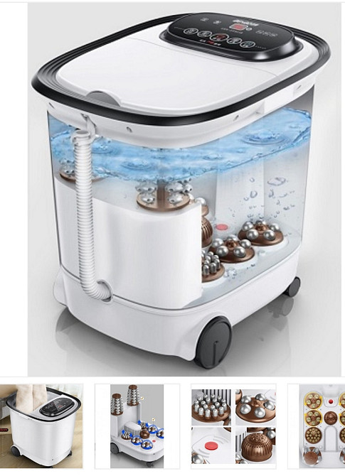 Массажер для ног с подогревом Benbo ZY-968 гидромассажная ванночка Винница - изображение 3