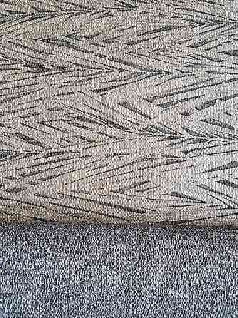 Шпалери вінілові на флізелін Rasch Composition 0,53х10 листя ялинка золотисті чорні Київ