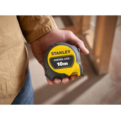 Рулетка Stanley CONTROCONTROL-LOCK 10мх25мм двостороння шкалаL-LOCK 10мх25мм, двосотроння шкала (STHT37233-0) Вінниця - фото 10