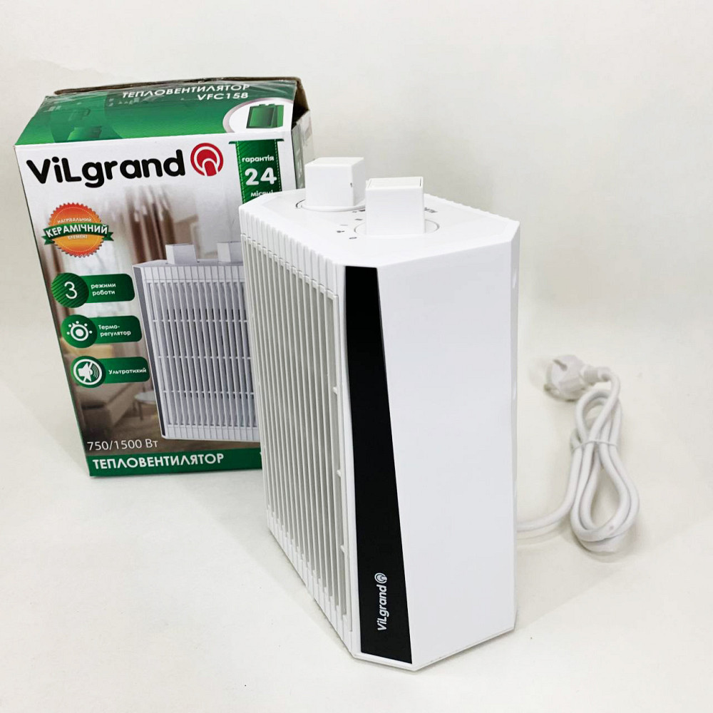 Електричний обігрівач для офісу ViLgrand, Повітряний тепловентилятор, Електродуйка LO-15 Львів - фото 7