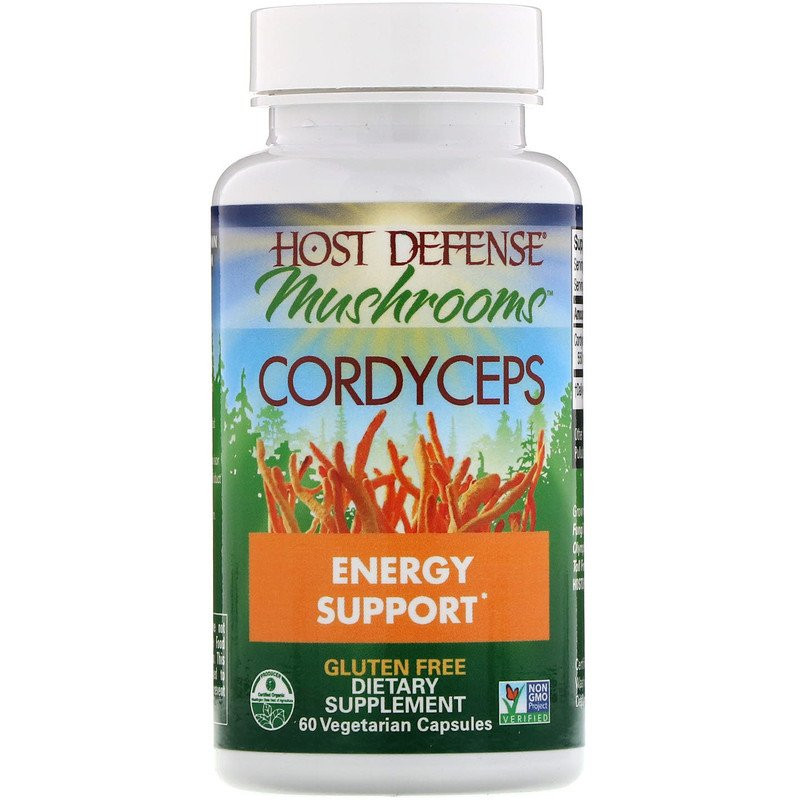 Энергетическая поддержка с кордицепсом (Cordyceps Energy Support) 1000 мг 120 капсул Киев - изображение 3