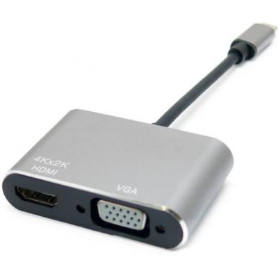 Перехідник Type-C to HDMI / VGA Extradigital (KBV1743) Вінниця - фото 3